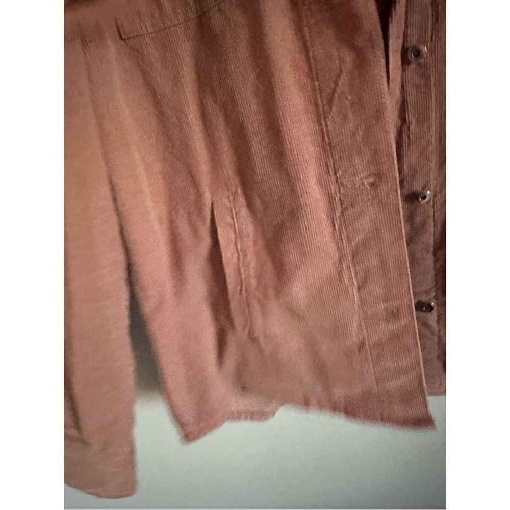 BRAVE SOUL Blake Shirt Jacket In Cord-pink M - Picture 6 of 11